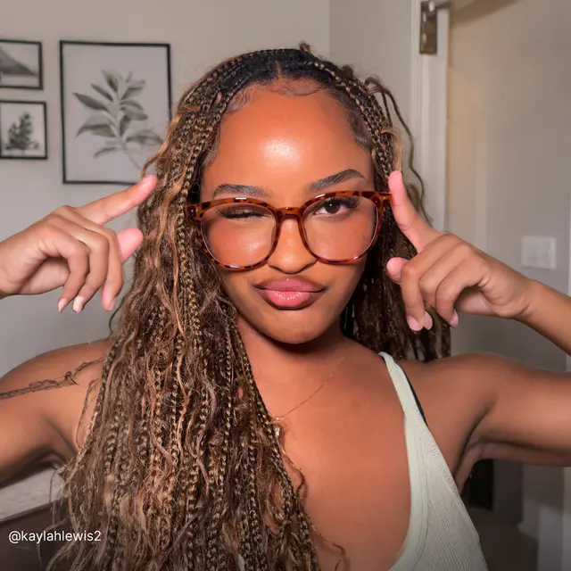 Square Tortoiseshell Eyeglasses