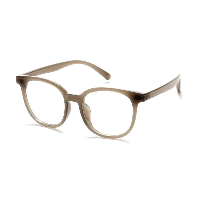 Square Olive Eyeglasses