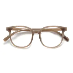 Square Olive Eyeglasses