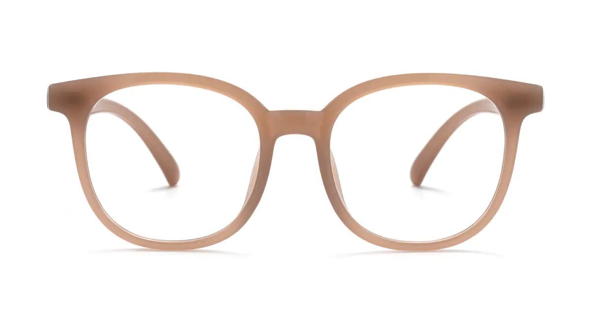 Square Brown Eyeglasses