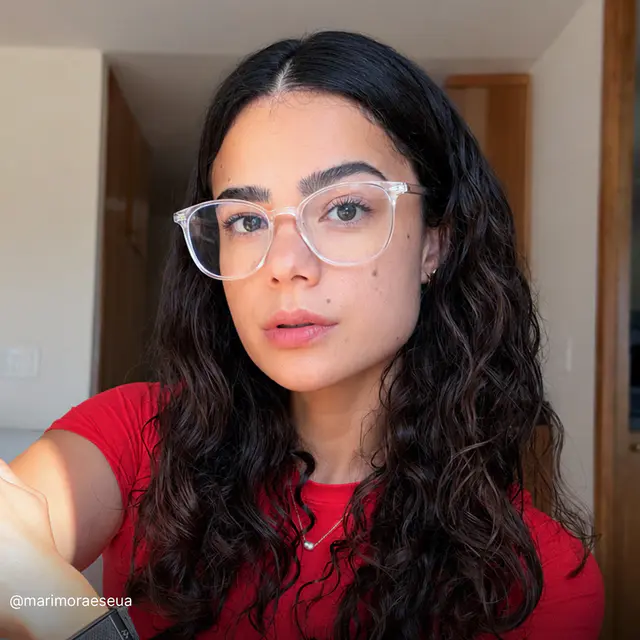 Square Clear Eyeglasses