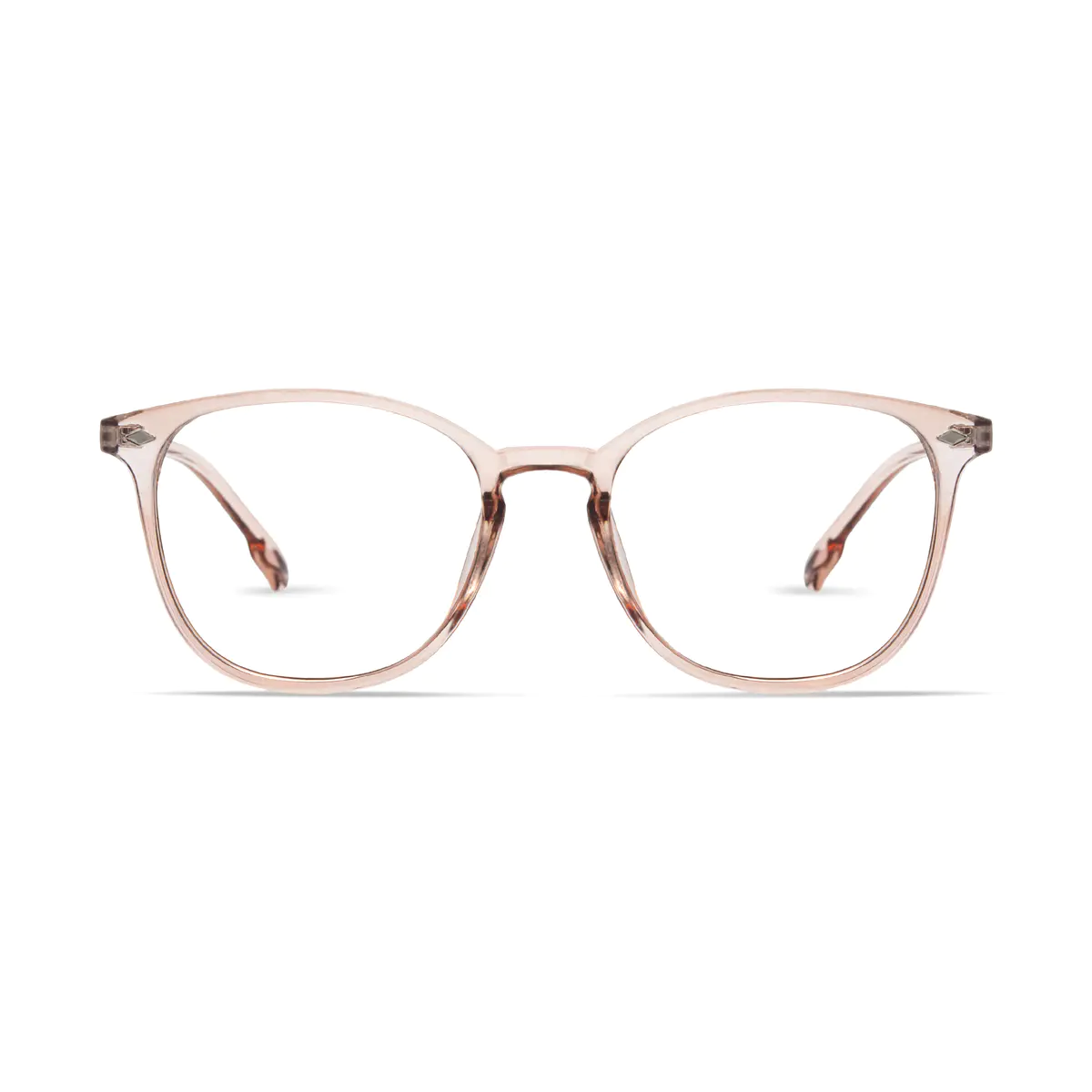 Square Pink Eyeglasses