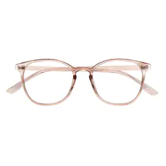 Square Pink Eyeglasses
