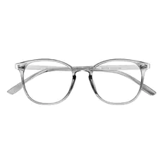 Square Gray Eyeglasses