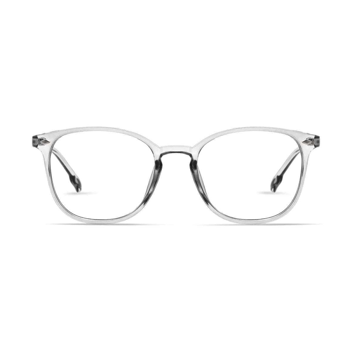 Square Gray Eyeglasses