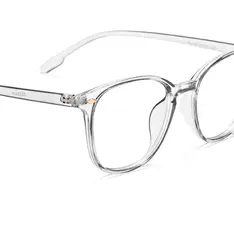Square Gray Eyeglasses