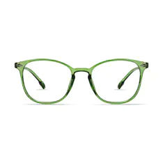 Round Green Eyeglasses