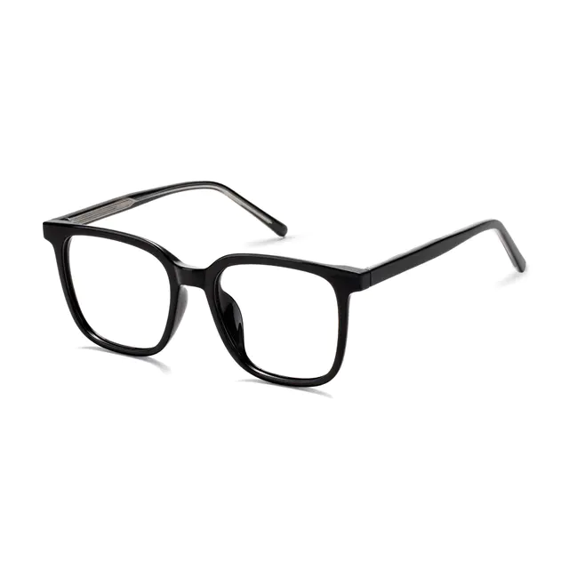 Square Black Eyeglasses