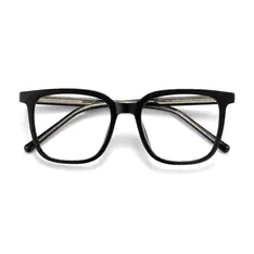 Square Black Eyeglasses