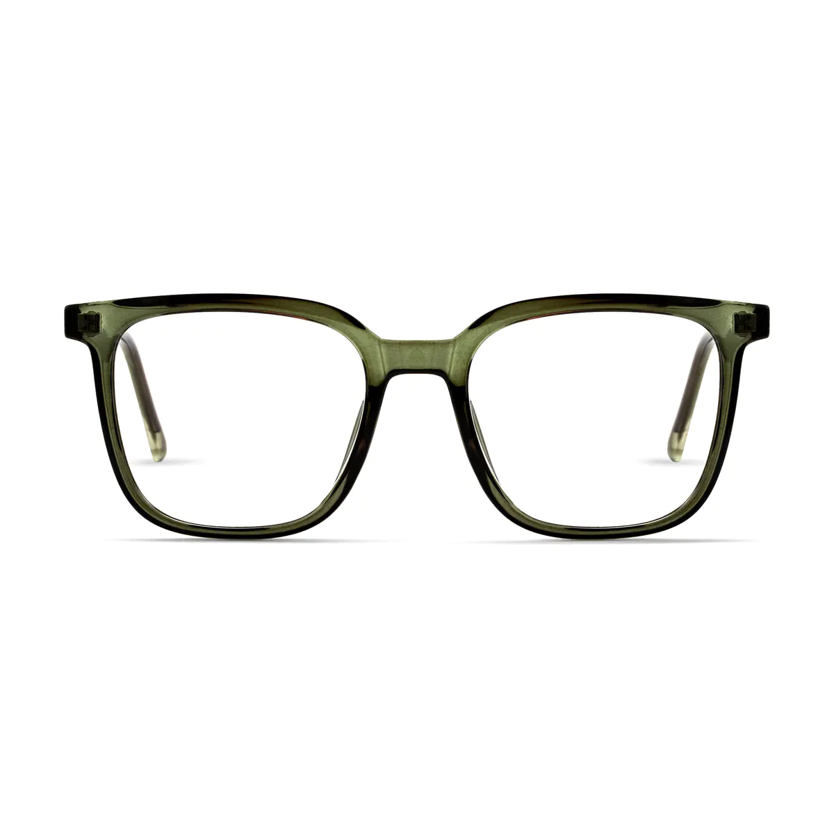 Square Green Eyeglasses