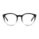 Round Gradient Black Eyeglasses