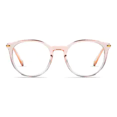 Round Gradient Pink Eyeglasses