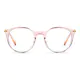 Round Gradient Pink Eyeglasses