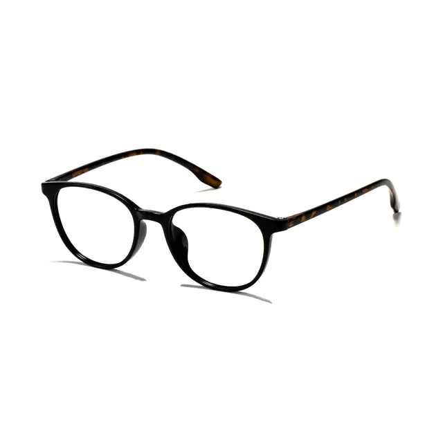 Round Black Eyeglasses