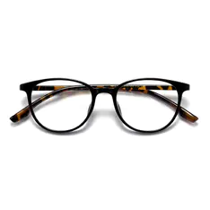 Round Black Eyeglasses