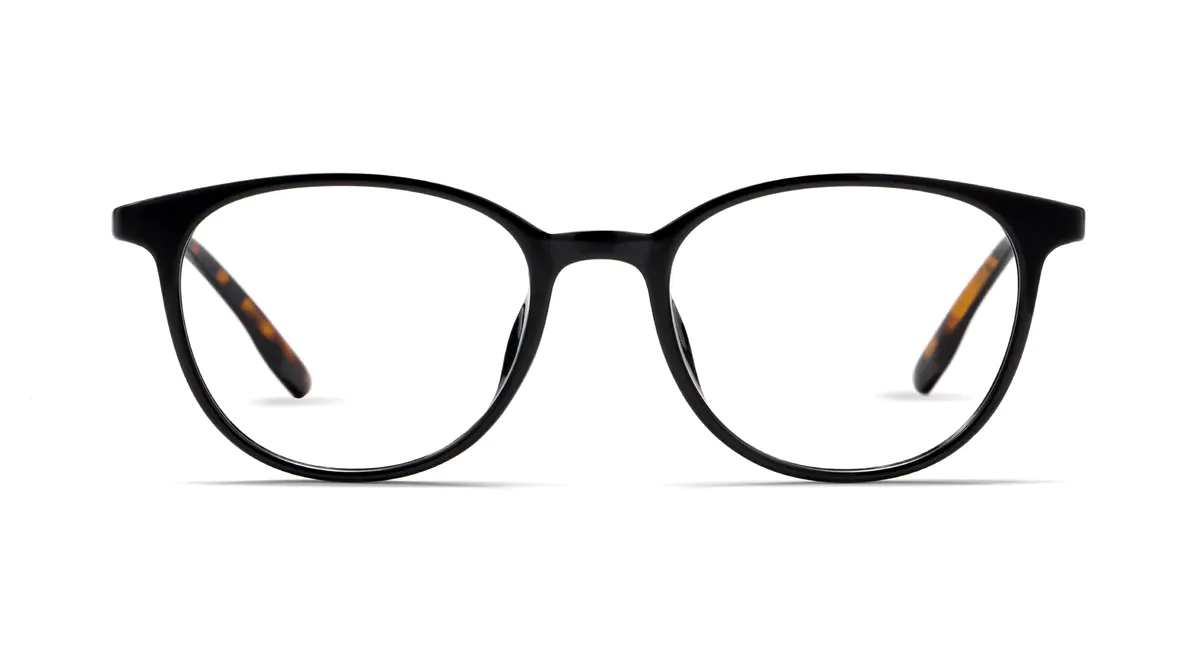 Round Black Eyeglasses