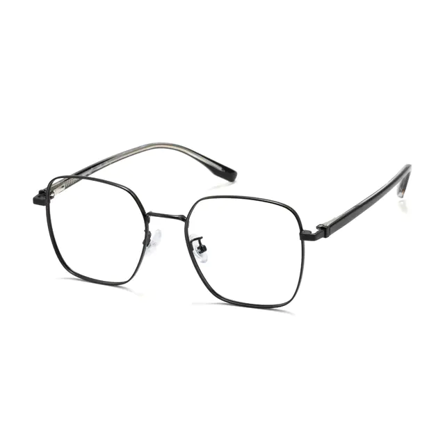Square Black Eyeglasses