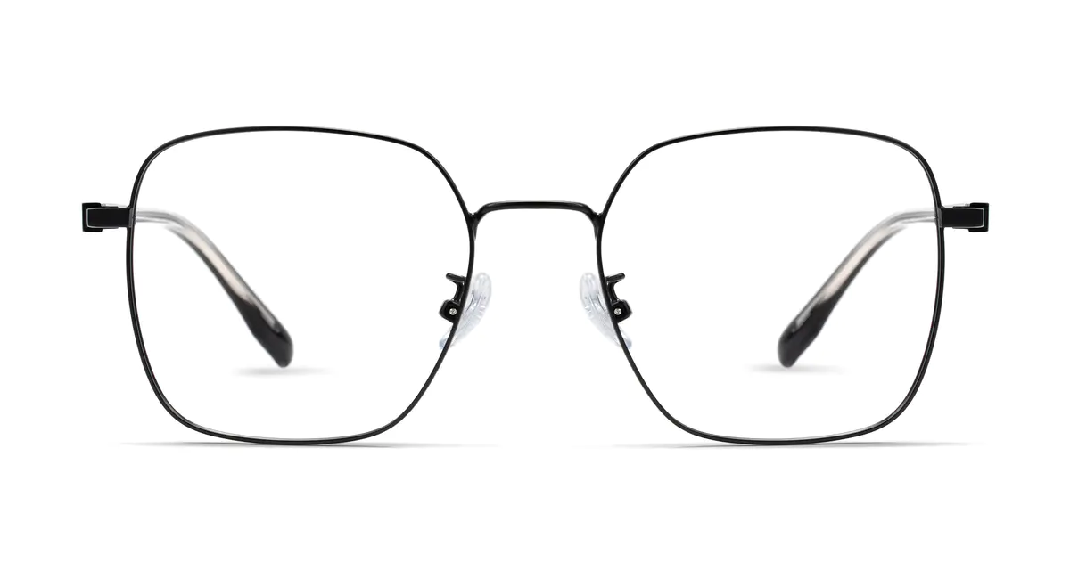 Square Black Eyeglasses