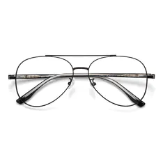 Aviator Black Eyeglasses