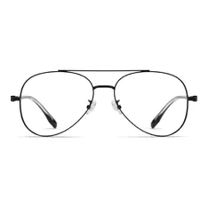 Aviator Black Eyeglasses