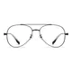 Aviator Black Eyeglasses