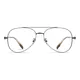 Aviator Gray Eyeglasses