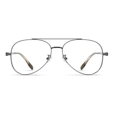 Aviator Gray Eyeglasses