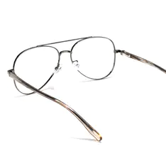 Aviator Gray Eyeglasses