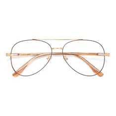 Aviator Rose Gold Eyeglasses
