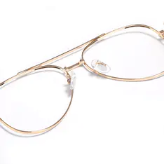 Aviator Rose Gold Eyeglasses