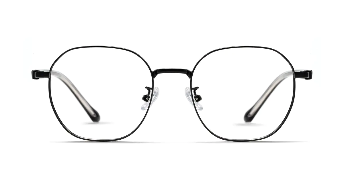 Square Black Eyeglasses