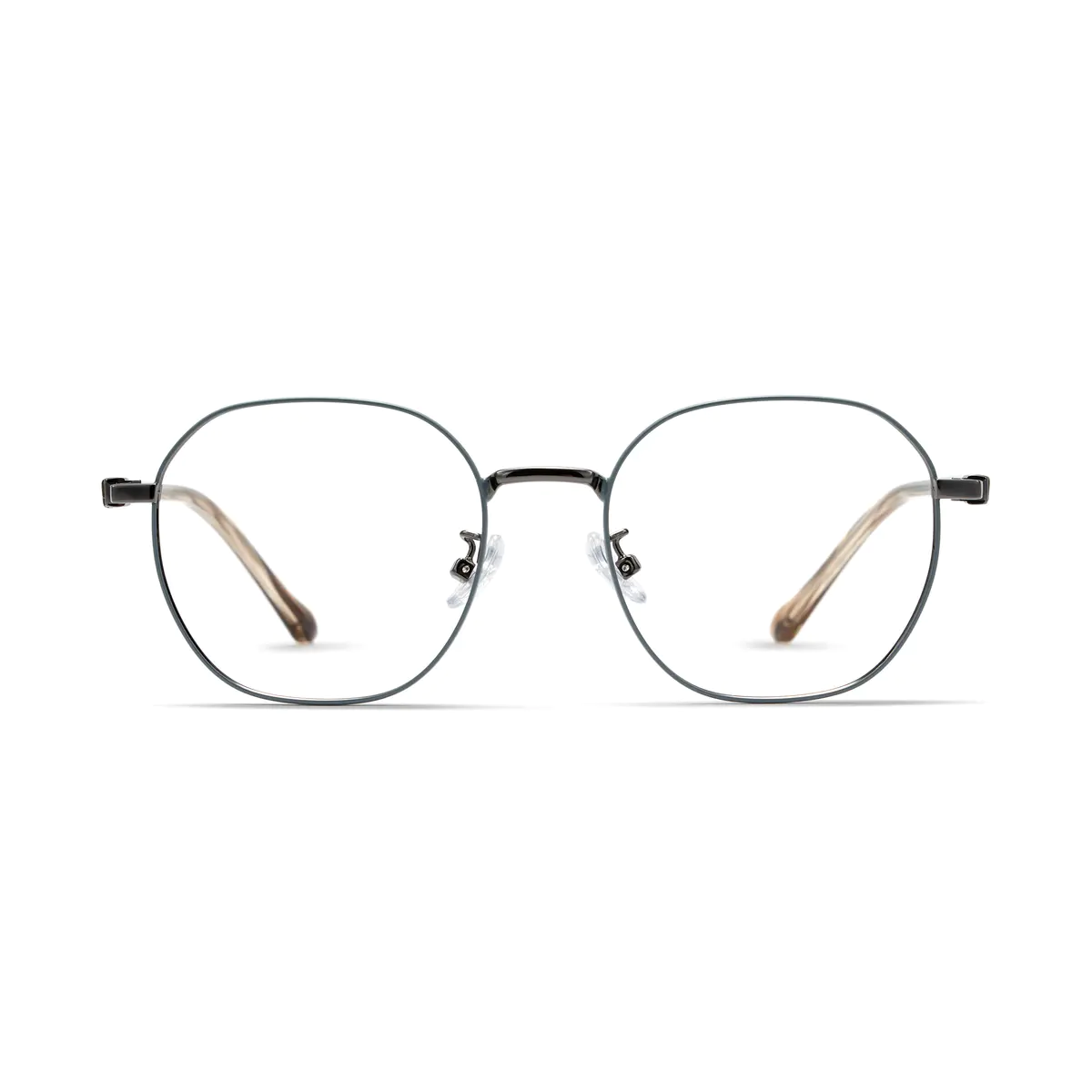 Square Gray Eyeglasses