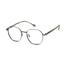 Square Gray Eyeglasses