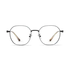 Square Gray Eyeglasses