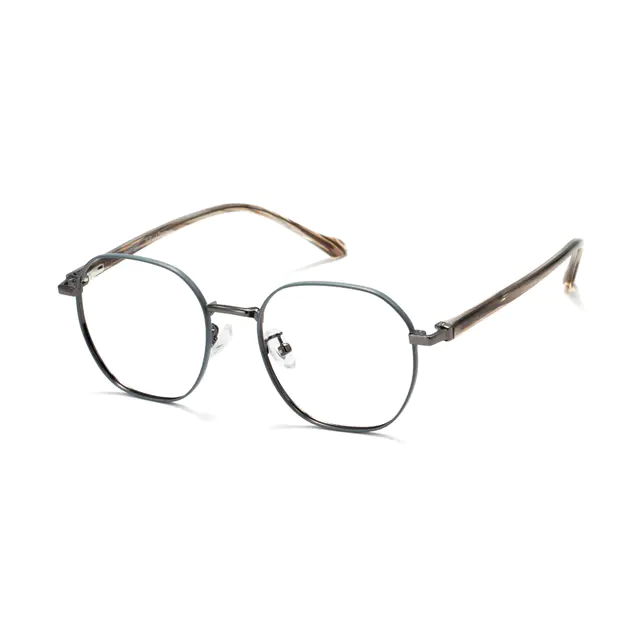 Square Gray Eyeglasses