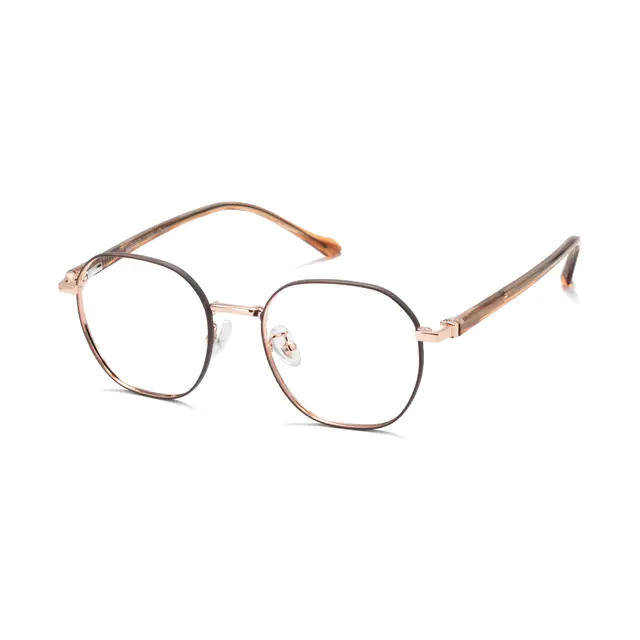 Square Brown Eyeglasses