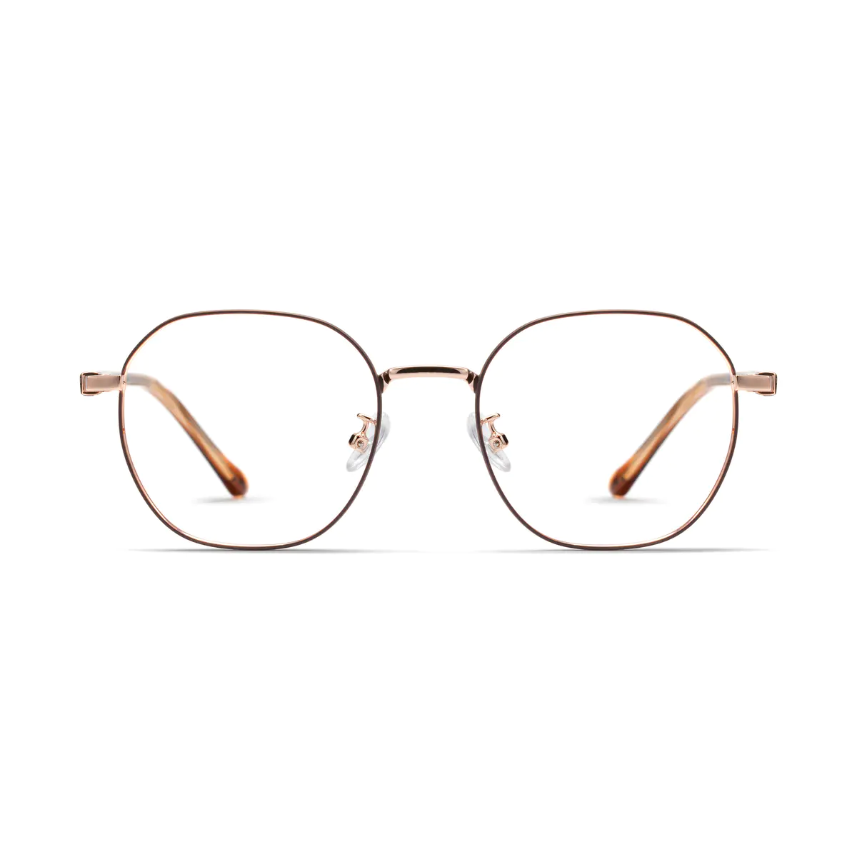 Square Brown Eyeglasses