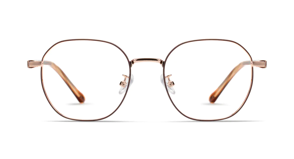 Square Brown Eyeglasses