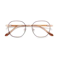 Square Brown Eyeglasses