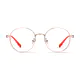 Round Rose Gold/Orange Eyeglasses