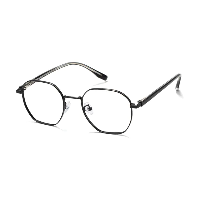 Square Black Eyeglasses