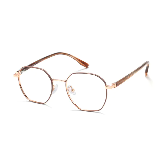 Square Brown Eyeglasses