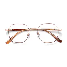 Square Brown Eyeglasses