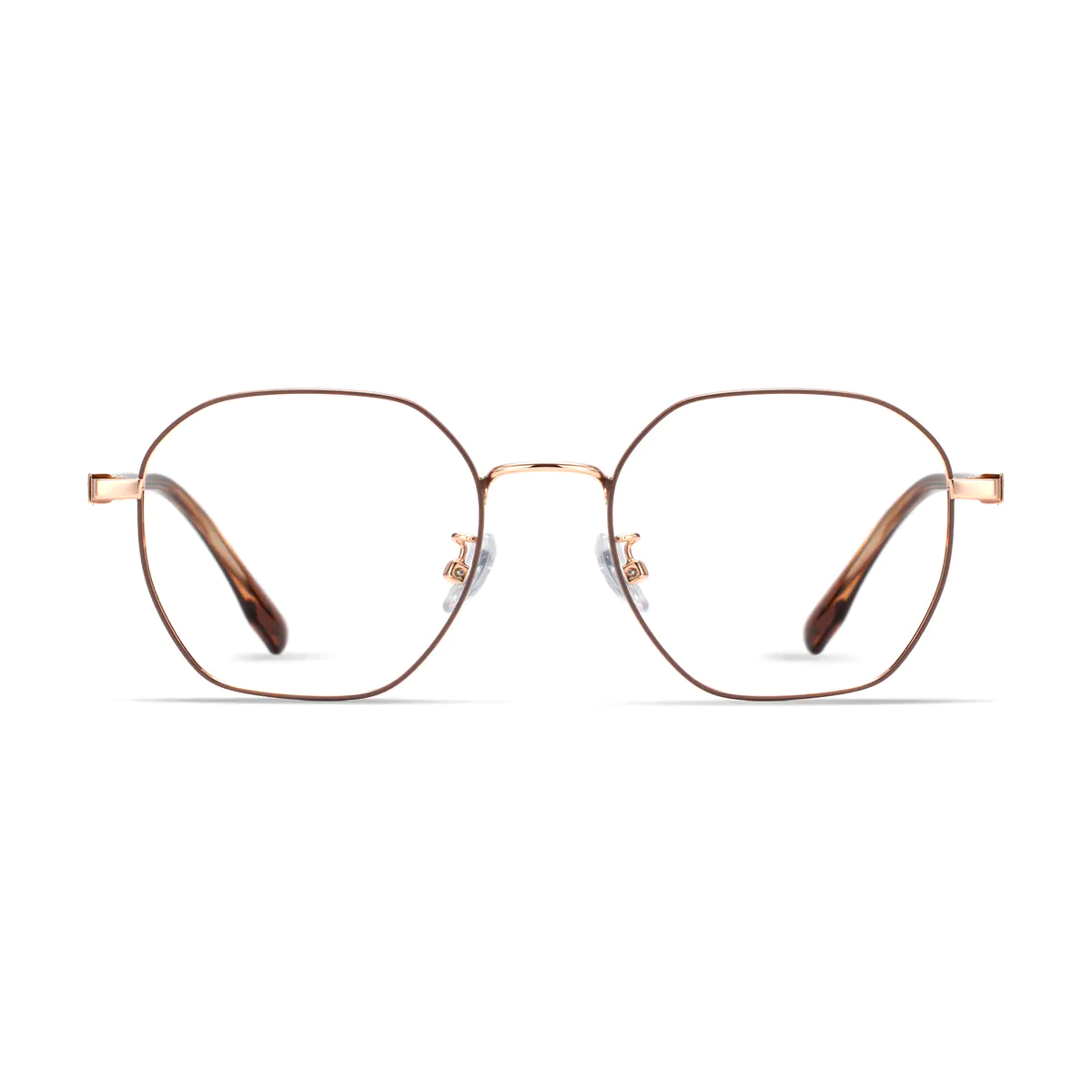 Square Brown Eyeglasses