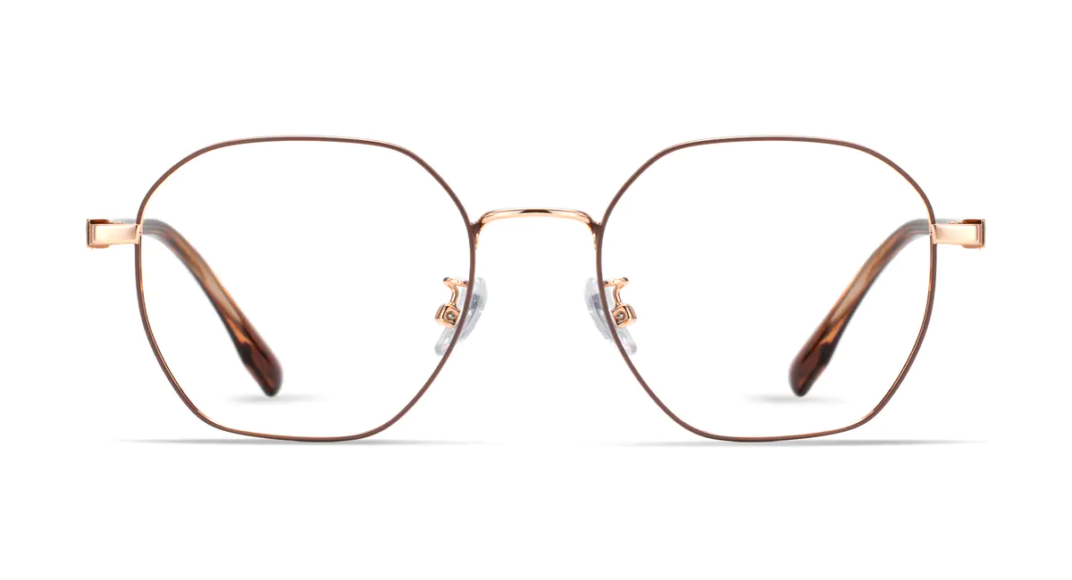 Square Brown Eyeglasses
