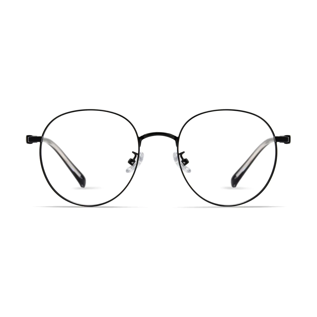 Round Black Eyeglasses