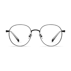 Round Black Eyeglasses