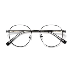 Round Black Eyeglasses