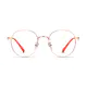 Round Rose Gold/Orange Eyeglasses