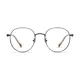 Round Blue/Brown Eyeglasses